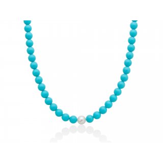 Miluna - Collana Terra E Mare - Argento E Oro