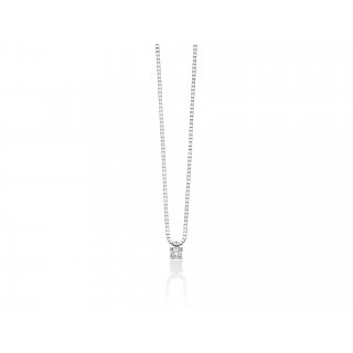 Miluna - Collier Au+Diam - Oro - Diamante