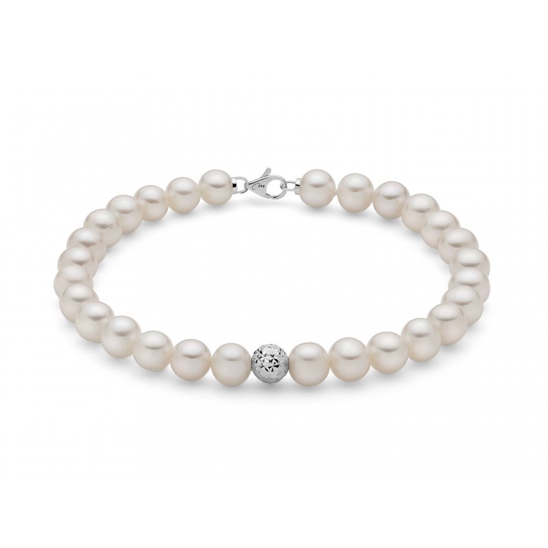 Miluna - Bracciale Perle Boule - Oro - Elegante
