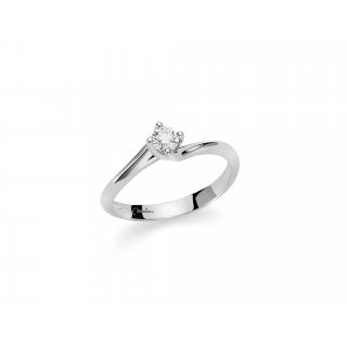 Miluna - Anello Solitario - Oro - Diamante