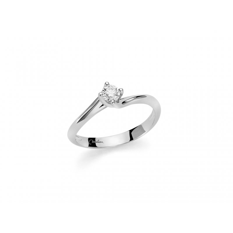 Miluna - Anello Solitario - Oro - Diamante