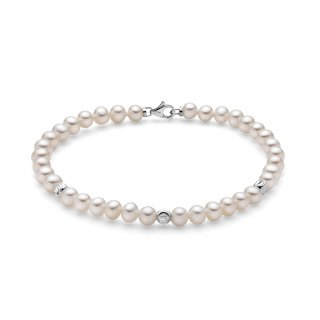 Miluna - Bracciale Au+Pc - Oro - Perle