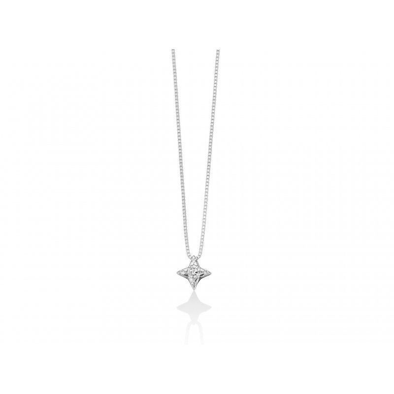Miluna - Collier Au+Diam - Oro - Diamante