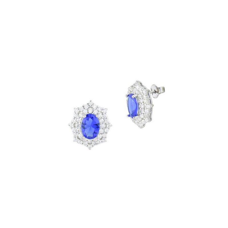 Boccadamo - Orecchini A Lobo - Tanzanite - Zirconi