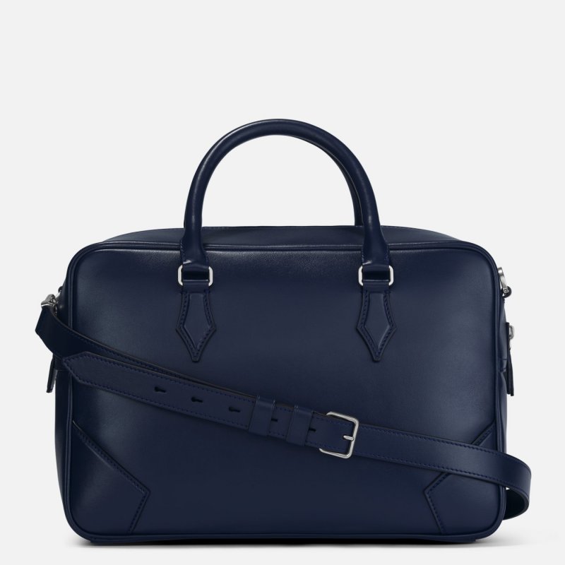 Montblanc - Borsa Meisterstück - Ink Blue - Pelle