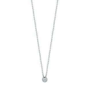 Bliss - Collierino Ob Brill. - Oro Bianco - Diamante