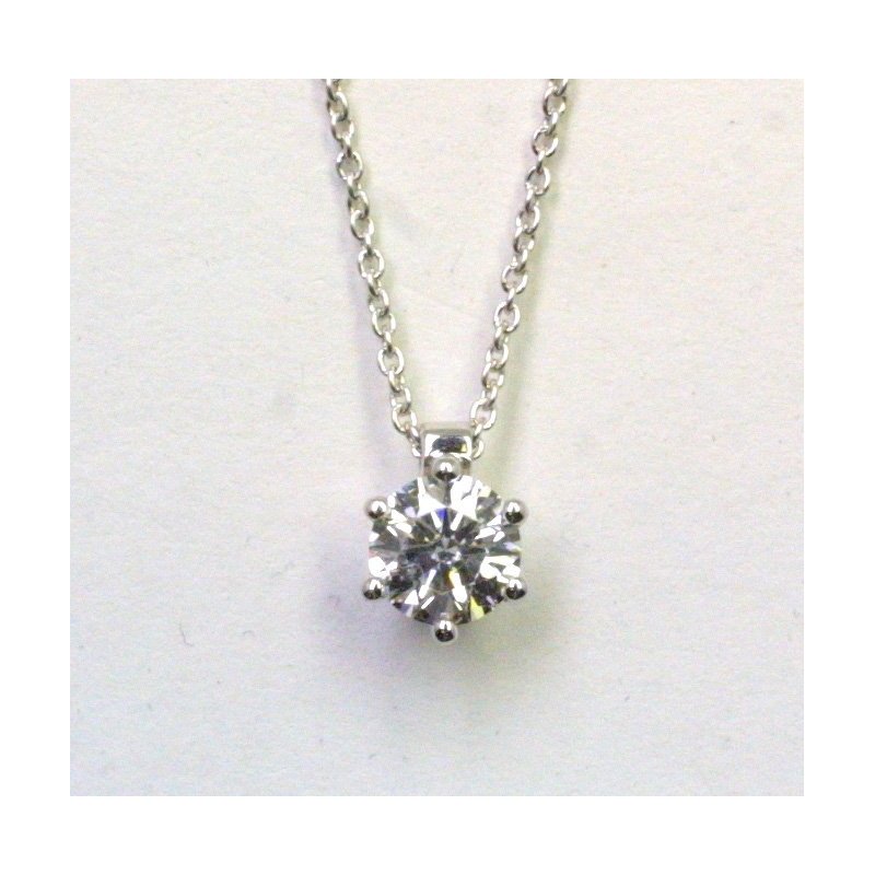 Damiani - Collierino Brill - Oro Bianco - Diamante