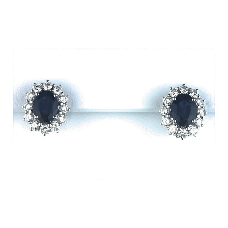 Damiani - Orecchini Brill.E Zaff. - Oro Bianco