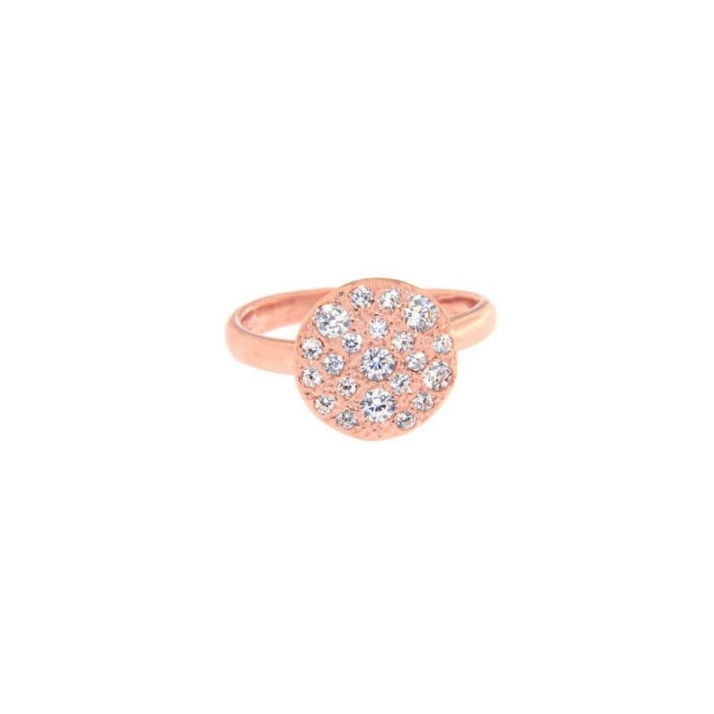 Anello Pavè Tondo Piccolo
