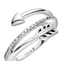 Anello Freccia d’Amore Scintillante