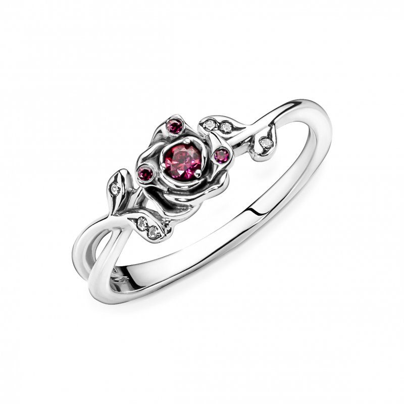 Disney, La Bella e la Bestia, Anello Rosa Incantata