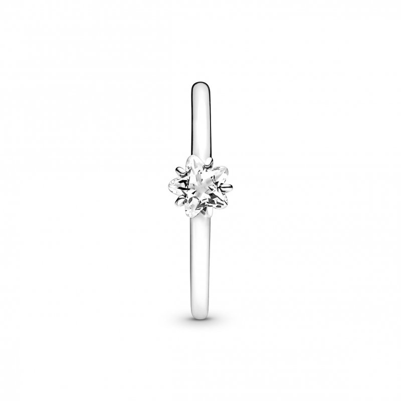 Anello Solitario Stella Celeste