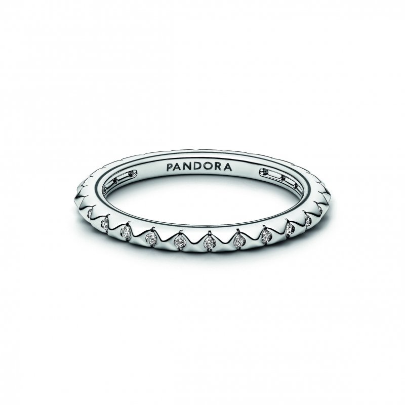 Anello Geometrico con Pietre Pandora ME