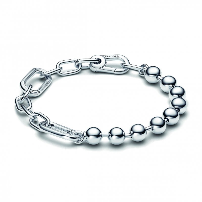 Bracciale Maglia Link e Sfere Pandora ME