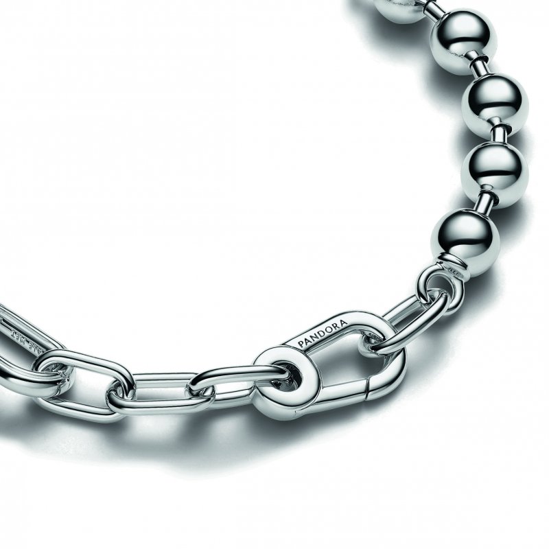 Bracciale Maglia Link e Sfere Pandora ME