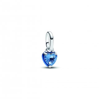 Mini Pendente Blue Chakra Heart Pandora ME
