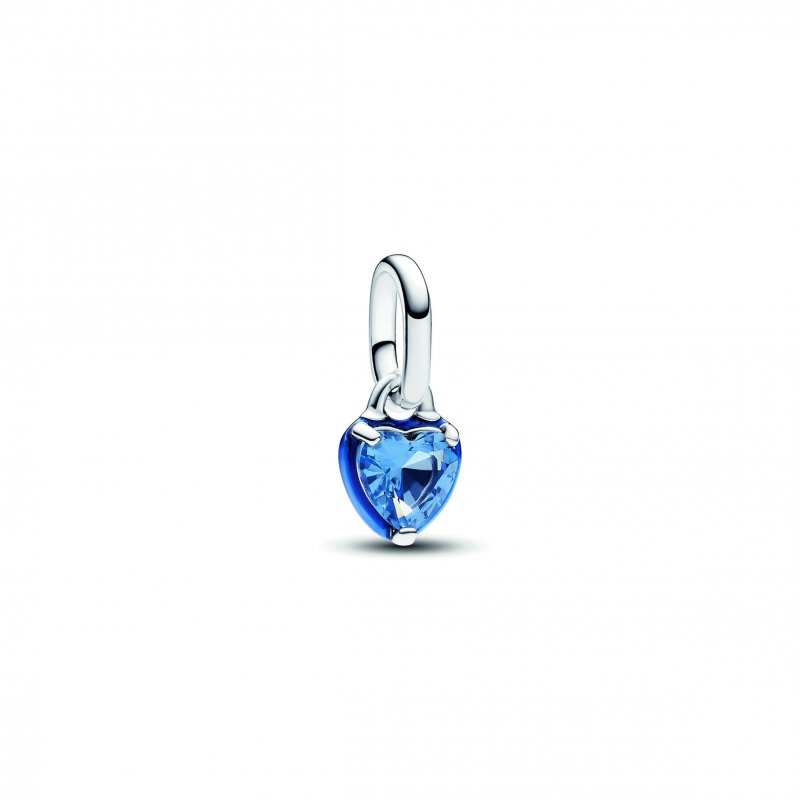 Mini Pendente Blue Chakra Heart Pandora ME