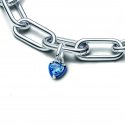 Mini Pendente Blue Chakra Heart Pandora ME