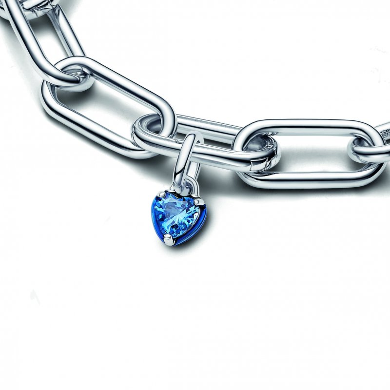 Mini Pendente Blue Chakra Heart Pandora ME