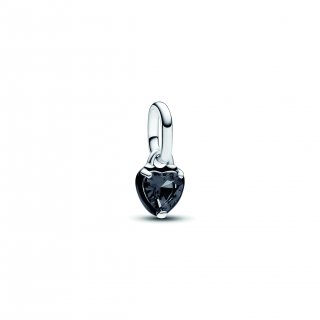 Mini Pendente Black Chakra Heart Pandora ME