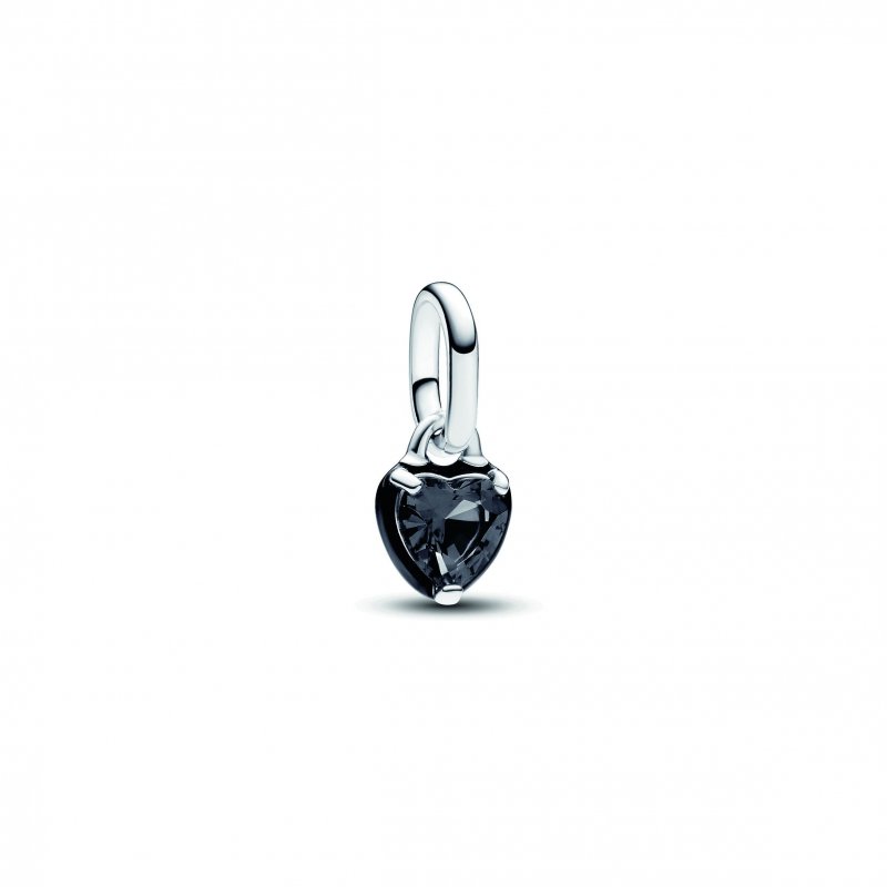 Mini Pendente Black Chakra Heart Pandora ME