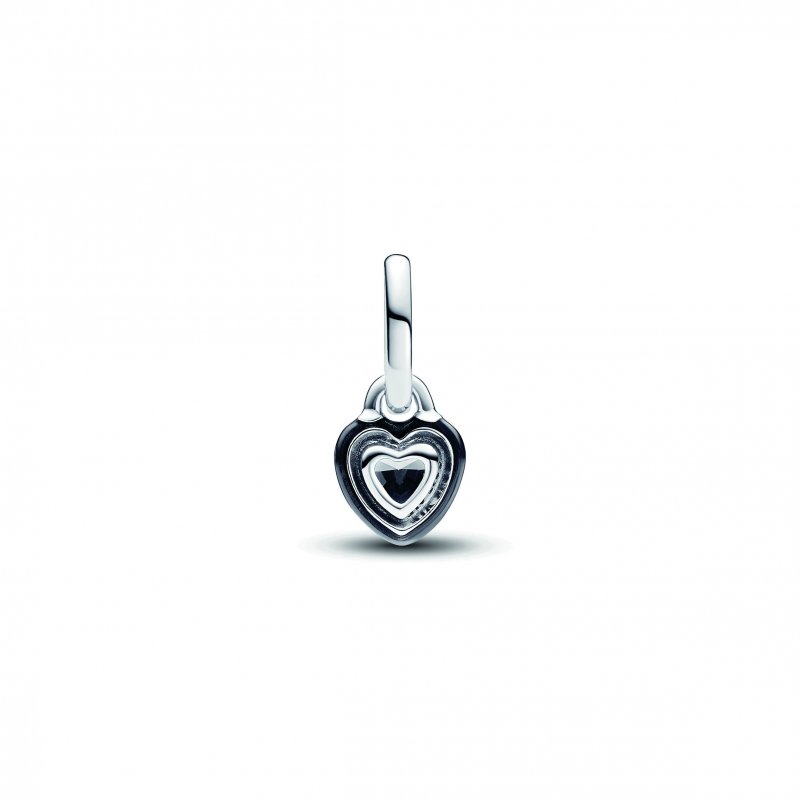 Mini Pendente Black Chakra Heart Pandora ME