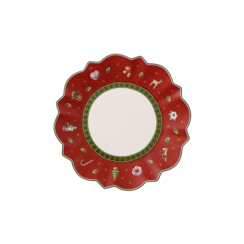 Toy'S Delight Piatto Da Pane Rosso