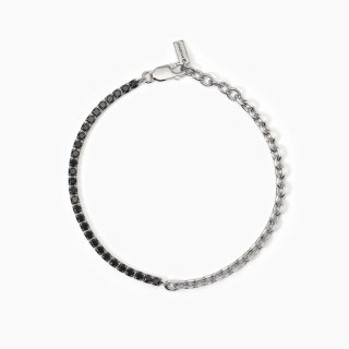 Bracciale In Argento Mix Tennis E Catena,Twins,
