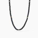 Collana In Argento Con Ematite E Inserti Dorati,On Road,
