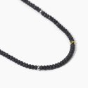 Collana In Argento Con Ematite E Inserti Dorati,On Road,