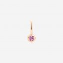 Dodo - Charm Bollicine - Oro Rosa 9K - Zaffiro Rosa