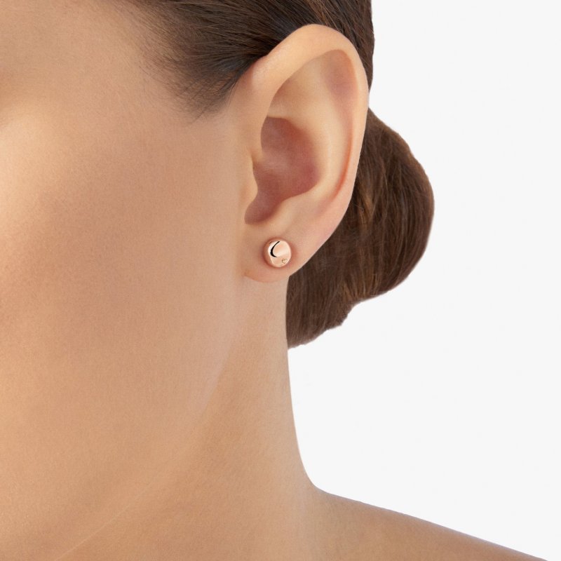 Dodo - Orecchino Stud Pepita - Oro Rosa 9K