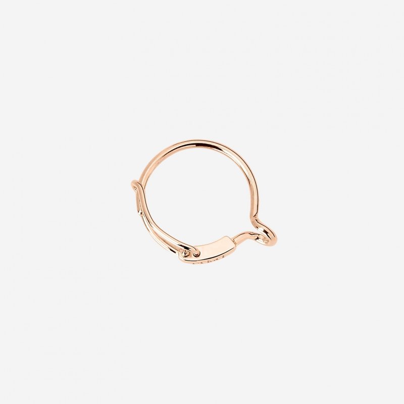 Dodo - Orecchino Hoop Essentials - Oro Rosa 9K
