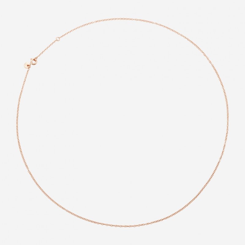 Dodo - Collana Essentials - Oro Rosa 9K - Piastrina
