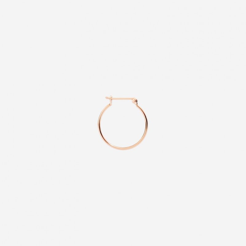 Dodo - Orecchino Hoop Essentials - Oro Rosa 9K