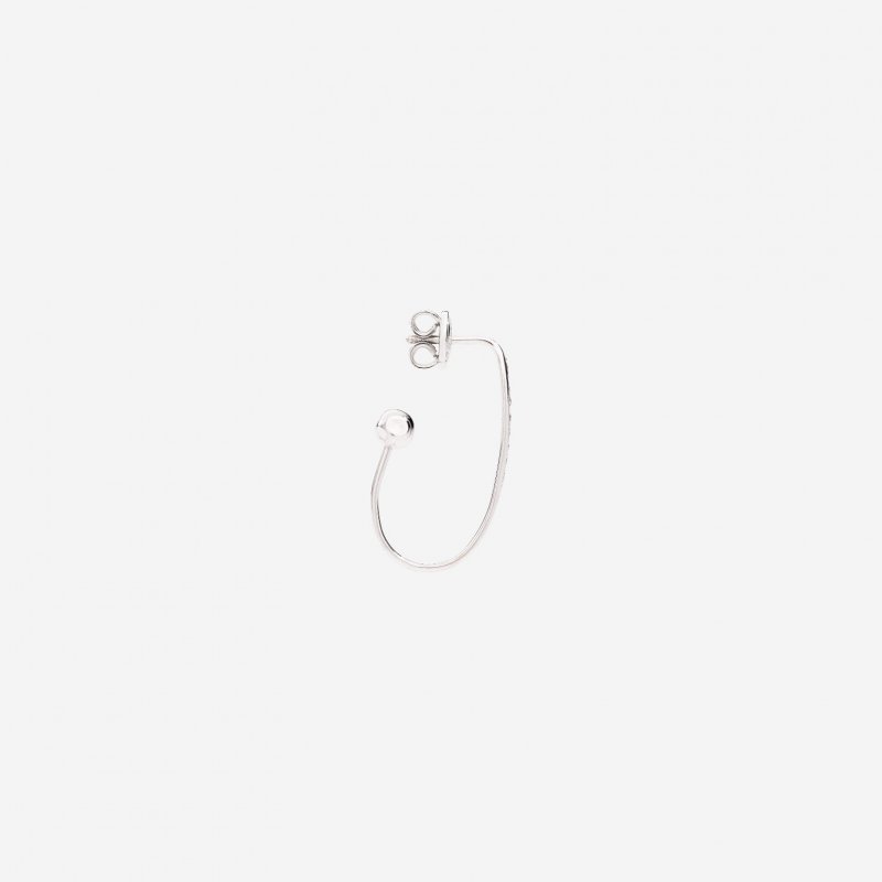 Dodo - Orecchini Essentials Prezioso - Oro Bianco - Diamanti