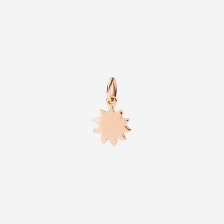 Dodo - Ciondolo Sole - Oro Rosa 9K - Cordino Nero