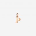 Dodo - Ciondolo Lettera P - Oro Rosa 9K - Modello Grande