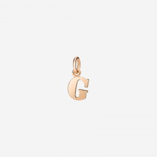 Dodo - Ciondolo Lettera G - Oro Rosa 9K - Grande