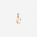 Dodo - Ciondolo Lettera C - Oro Rosa 9K - Modello Grande