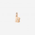 Dodo - Ciondolo Lettera B - Oro Rosa 9K - Modello Grande