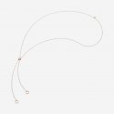 Dodo - Collana Lariat Bollicine - Argento - Oro Rosa