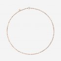 Dodo - Collana Mini Granelli - Argento 925 - Oro Rosa 9K