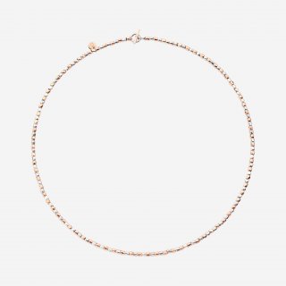 Dodo - Collana Mini Granelli - Argento 925 - Oro Rosa 9K