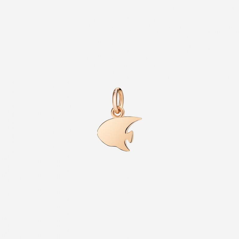 Dodo - Ciondolo Pesce Angelo - Oro Rosa 9K