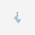 Dodo - Ciondolo Junior - Oro Rosa 9K - Smalto Azzurro
