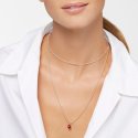 Dodo - Ciondolo Coccinella - Oro Rosa 9K - Smalto Rosso