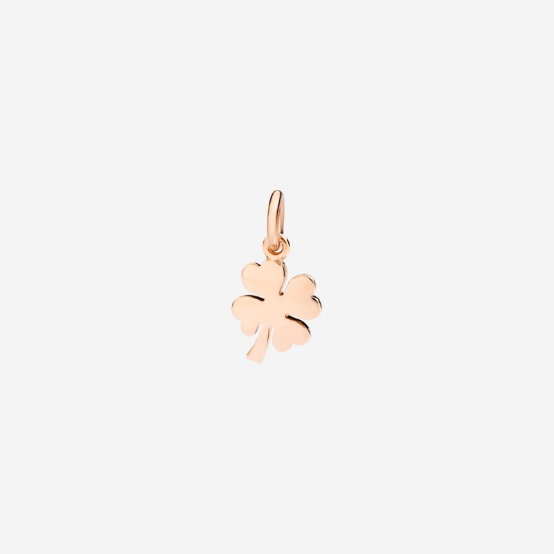 Dodo - Ciondolo Quadrifoglio - Oro Rosa 9K - Modello Piccolo