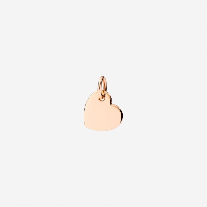 Dodo - Ciondolo Cuore - Oro Rosa 9K - Modello Grande