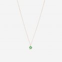Dodo - Ciondolo Quadrifoglio - Oro Rosa 9K - Smalto